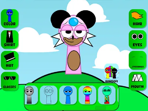 sprunki character maker OC | Play HTML5 Games
